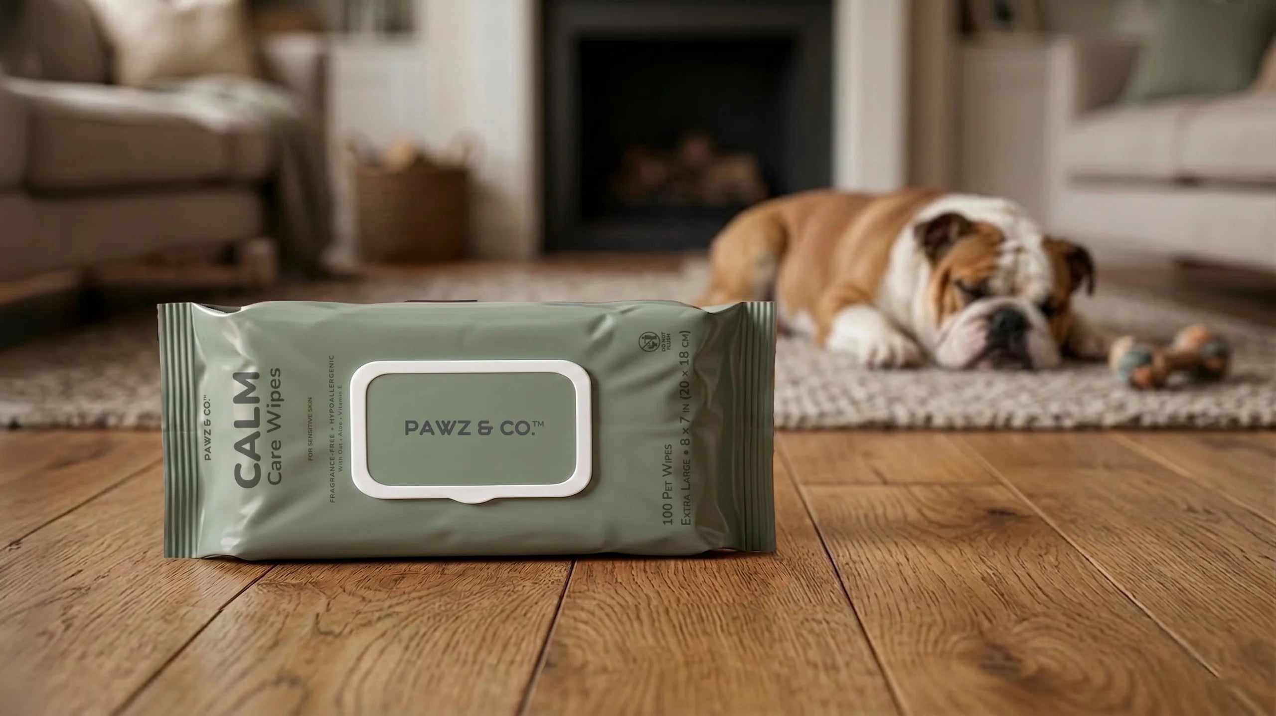 Pawz & Co. Calm Care wipes
